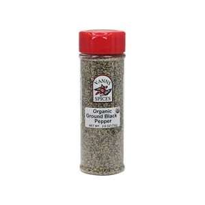 Organic Ground Black Pepper 2.6 oz Pepper