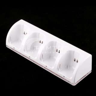 Charger Station + 4 x Battery For Wii Remote Controller  