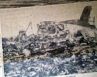 1952 MOSES LAKE WA Douglas Globemaster II Airplane Crash DISASTER in 