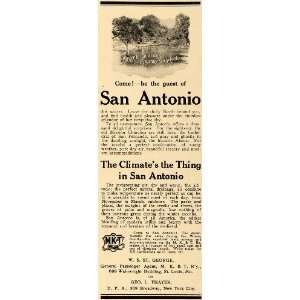  1906 Ad San Antonio Texas Missouri Kansas Texas Railway 