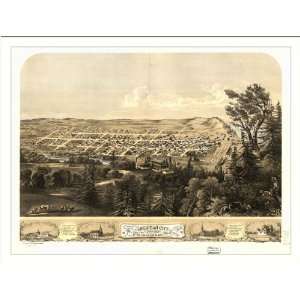  Historic Michigan City 2), Indiana, c. 1869 (M) Panoramic 