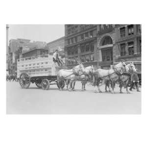  Borden Dairies Enter a Horse Drawn Wagon In the Work Horse 