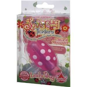  Love Bug Tickler   Pink/white Ladybug Health & Personal 