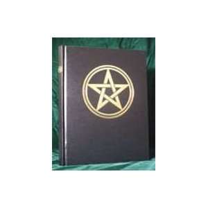  Blank Black Book of Shadows Unlined, Pentagram Design 