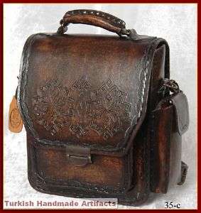 HANDMADE Leather Bag Shoulder Purses Messenger 35 C  