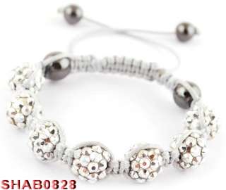   /Bangle Chain Pave Polymer Clay Resin Faceted Disco(7p) Ball Beads