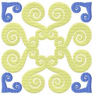 Tiles   Square Quilt Motifs/Blocks Machine Embroidery Designs