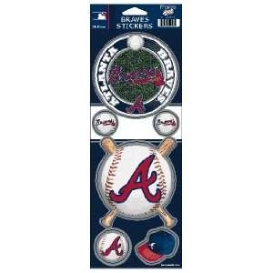 Atlanta Braves Prismatic Stickers *SALE*  Sports 