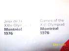 STEINBERG GAMES OF THE XX1 OLYMPIAD MONTREAL 1976/ A 