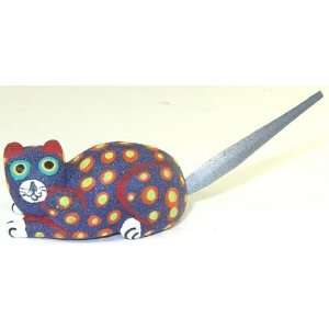  Mini Cat ~ 2 Inch Oaxacan Wood Carving