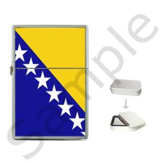 Bosnia and herzegovina Bosnian FLAG FLIP TOP LIGHTER  