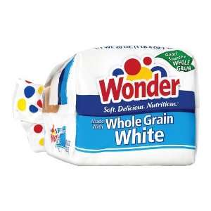 Wonder Bread, Whole Grain, 20 oz (Pack of 2)  Grocery 