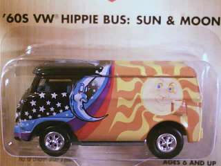 Johnny Lightning 60 VOLKSWAGEN Hippie VW Bus SUN & MOON  