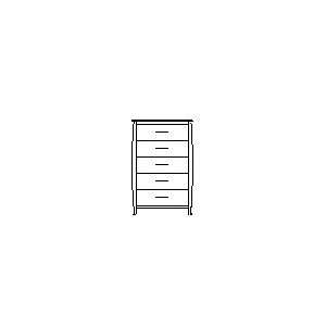  5 Drawer Chest 3326 Boras Collection Furniture & Decor