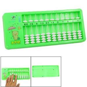    Green Plastic Calculation Soroban Japanese Abacus: Toys & Games
