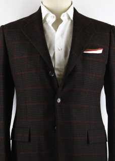 New $5500 Cesare Attolini Brown Sportcoat 44/54  