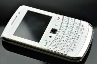 Dual Sim Qwerty GSM WIFI at&t TV Cell Phone 9700 white  