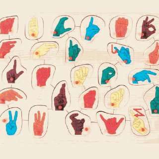    Manipulatives Puzzles Sign Language Peg Puzzle: Sports & Outdoors