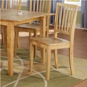  Steve Silver Furniture Branson Side Chair in Natural Oak 