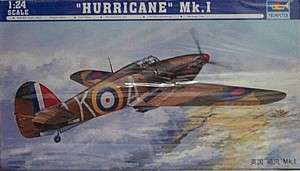 Trumpeter 1/24 Hawker Hurricane MK1 British Fighter New 2414  