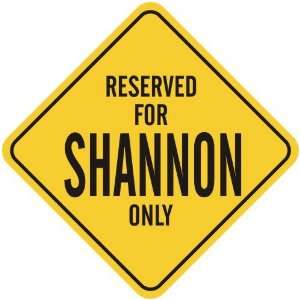   RESERVED FOR SHANNON ONLY  CROSSING SIGN