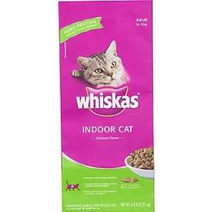 Whiskas Indoor Dry Cat Food, 6 Pound: Grocery & Gourmet Food