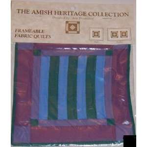    Amish Heritage Quilt Bars Pattern Square Willitts 
