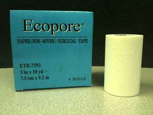 Ecopore Paper Surgical Tape 3 x 10 yd  