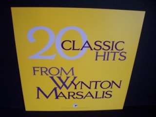 WYNTON MARSALIS 20 CLASSIC HITS PROMO ALBUM POSTER FLAT  