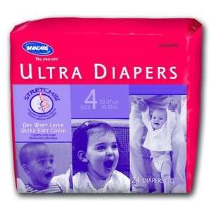 Disposable Ultra Childrens Diaper Quantity: XX Large   Casepack of 8