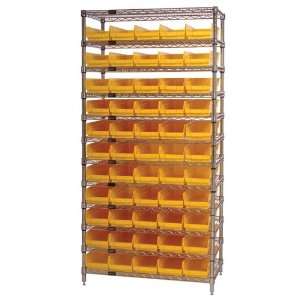  Quantum Storage Wire Shelving Unit with 55 Bins: Home 