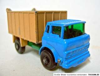 Matchbox RW 26C GMC Tipper Truck pre pro blue & brown  
