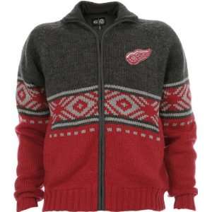  Detroit Red Wings Sweater Jacket: Sports & Outdoors