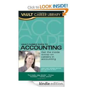 Vault Career Guide to Accounting Jason Alba  Kindle Store