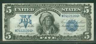 Silver Certificate Chief, 1899, Fr. #278, VF/XF  