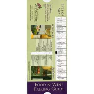 The Traveling Vineyard, FOOD & WINE PAIRING GUIDE (Set Arrow at Type 