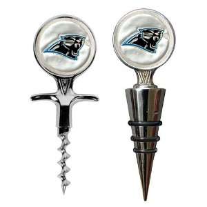   Panthers NFL Cork Screw and Wine Bottle Topper Set: Sports & Outdoors