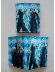 New Final Fantasy VII Cloud Sephiroth Men Multi Compartment Wallet #1