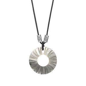    Cord Fashion Necklace with Shell Pendant 18 + 3 