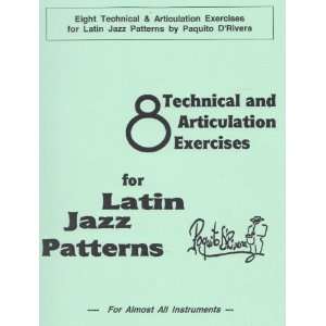   Exercises for Latin Jazz Patterns Paquito DRivera Books