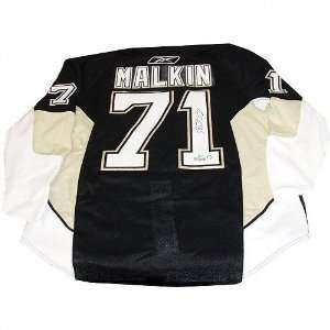  Evgeni Malkin Pittsburgh Penguins Autographed Black Jersey 