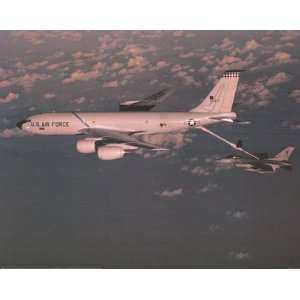 KC 135 Stratotanker Air Force One USAF Refuel   Photography Poster 