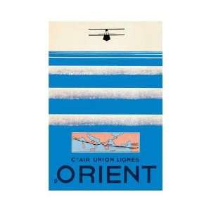  Air Union Lignes Orient Poster Print