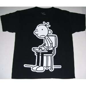  Diary of A Wimpy Kid Greg Black T Shirt Youth XS Age 7 