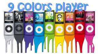8GB Slim 1.8LCD MP3/MP4 Radio FM Player+Free Ship&Gift ( 9 colors 