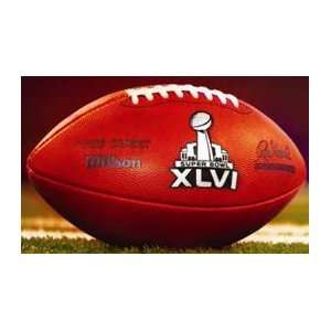  Super Bowl 46 XLVI Wilson Official NFL Authentic Game 