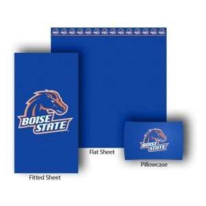  Boise State Broncos Full Queen Size Sheet Set Sports 
