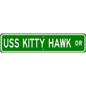 USS KITTY HAWK CV 63 Street Sign   Navy 