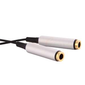 Audio Stereo Jack Plug SPLITTER dual Earphone Y Adapter  