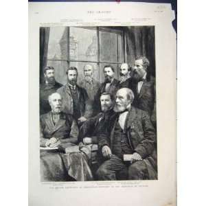   Portrait Presidents British Association 1886